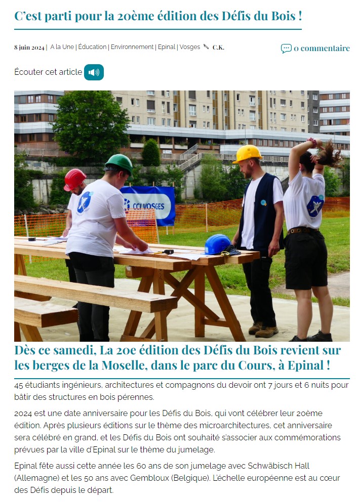 Vosges Infos
