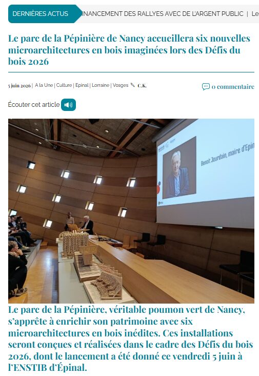Vosges Infos – Où iront les structures ?