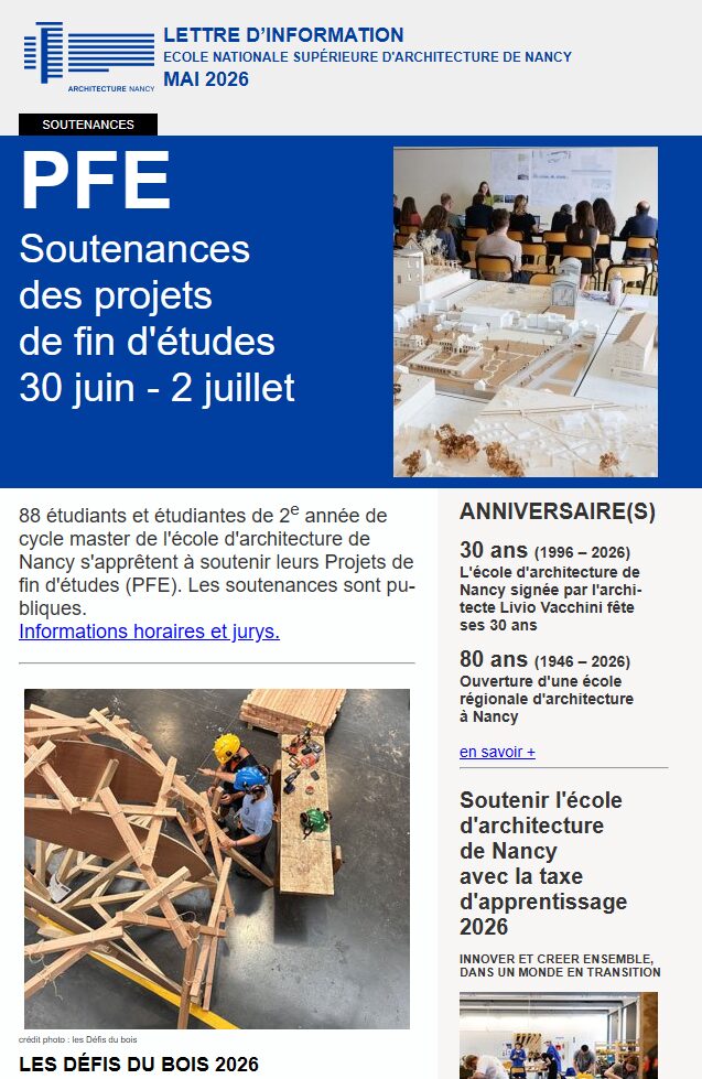 Ecole d’architecture de Nancy